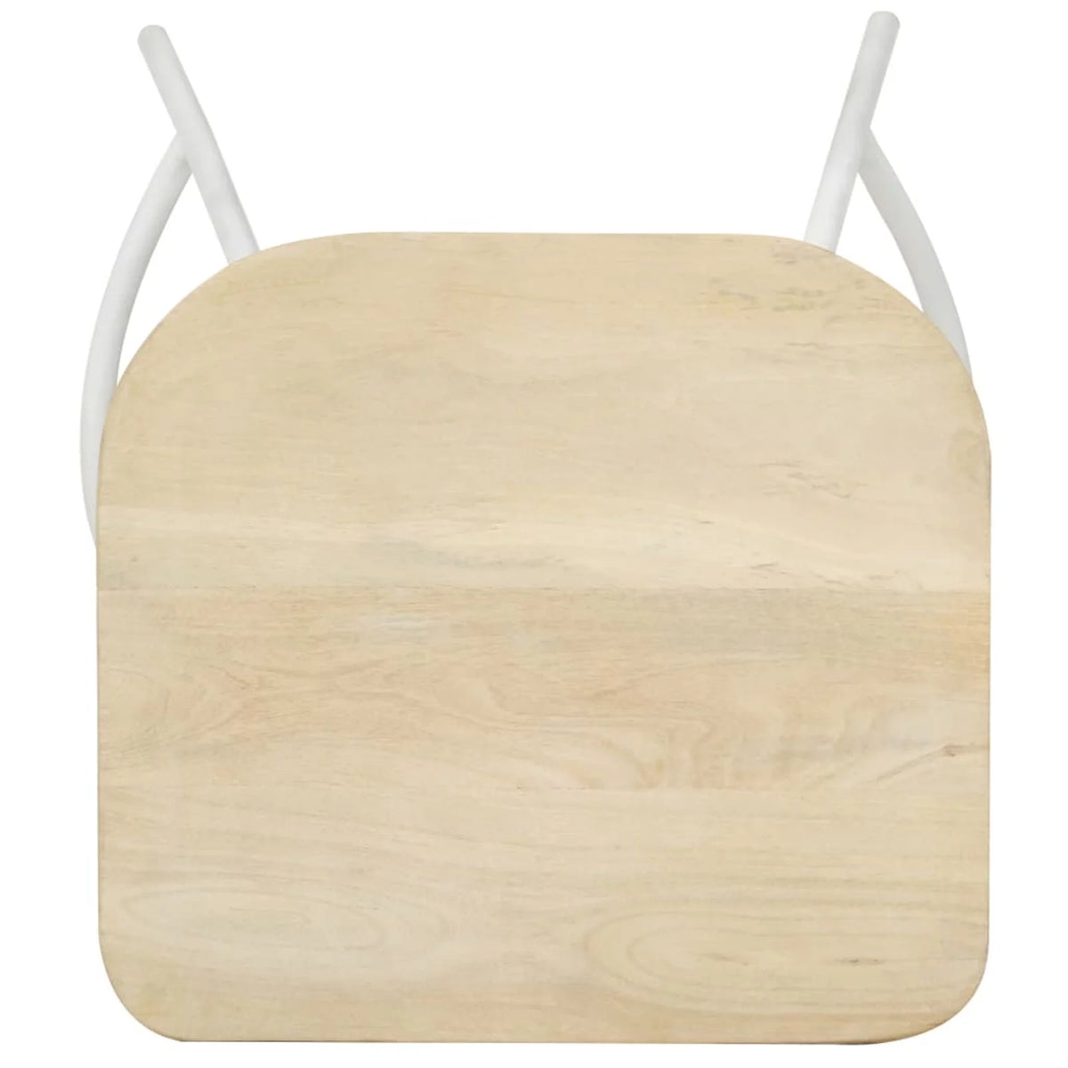 4 Piece Mango Wood Bar Stools with Footrest H1420