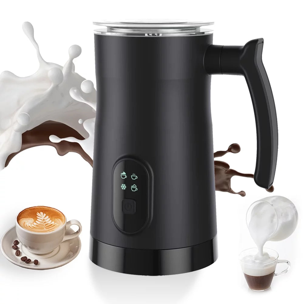 Electric Milk Frother and Steamer 4 in 1 Stainless Steel 400W 350ml J205402