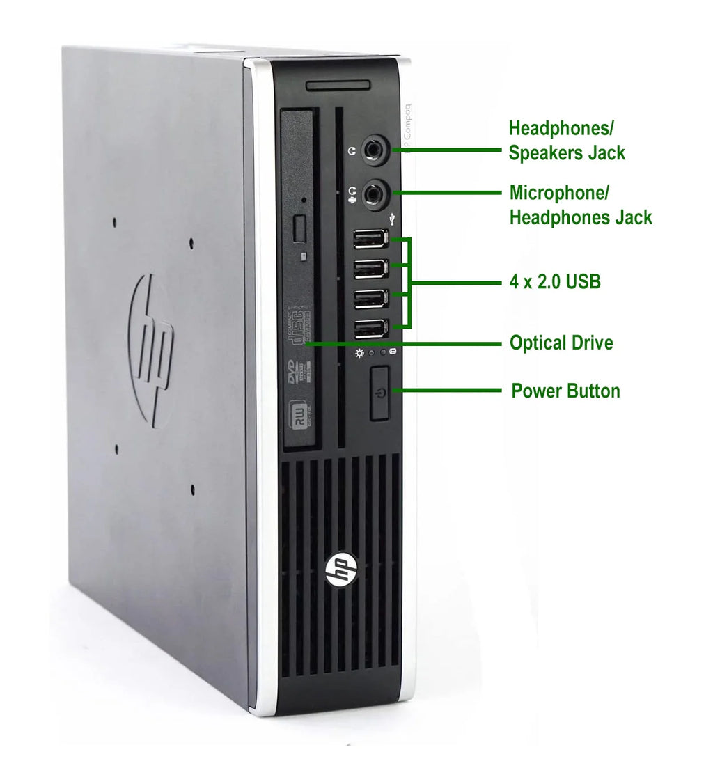 Refurbished Ultra Slim Mini Desktop Core i5 4GB Ram 120GB SSD 500GB HDD V459518