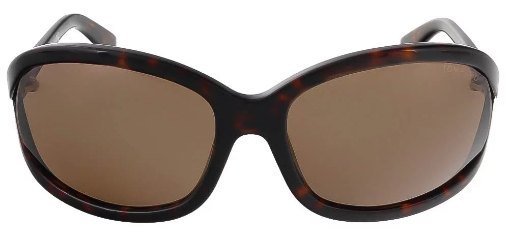 Dark Havana Oval Sunglasses S1136