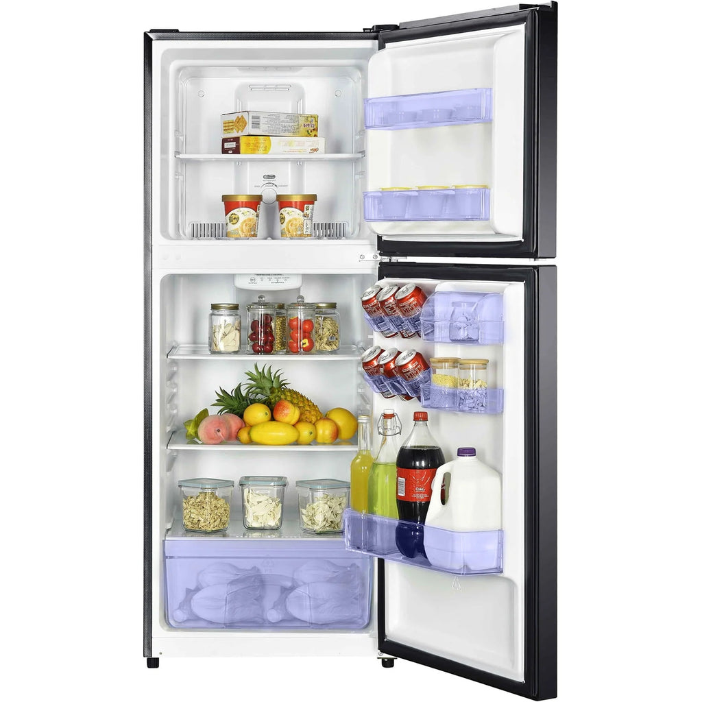 10.1-Cu. Ft. Black Refrigerator with Top-Mount Freezer Q667