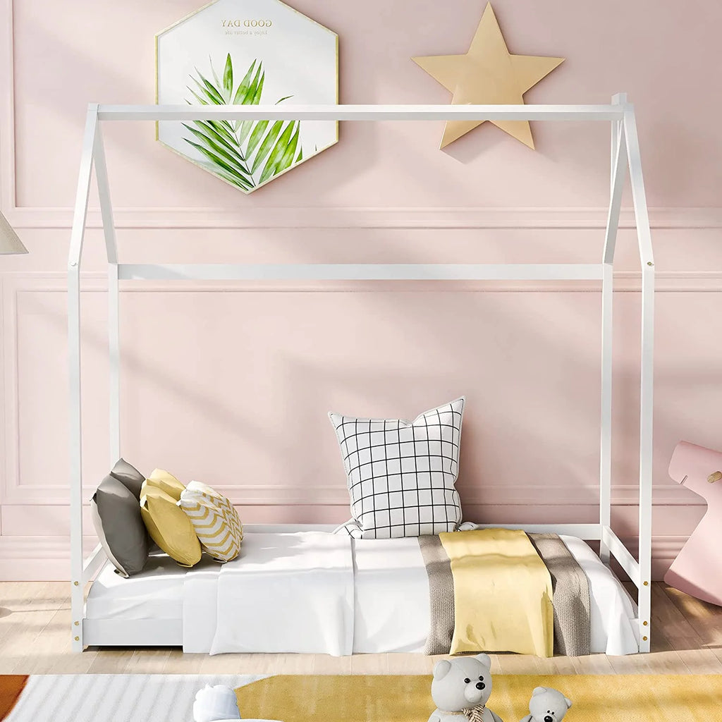 Wood Twin Size House Bed Q285284