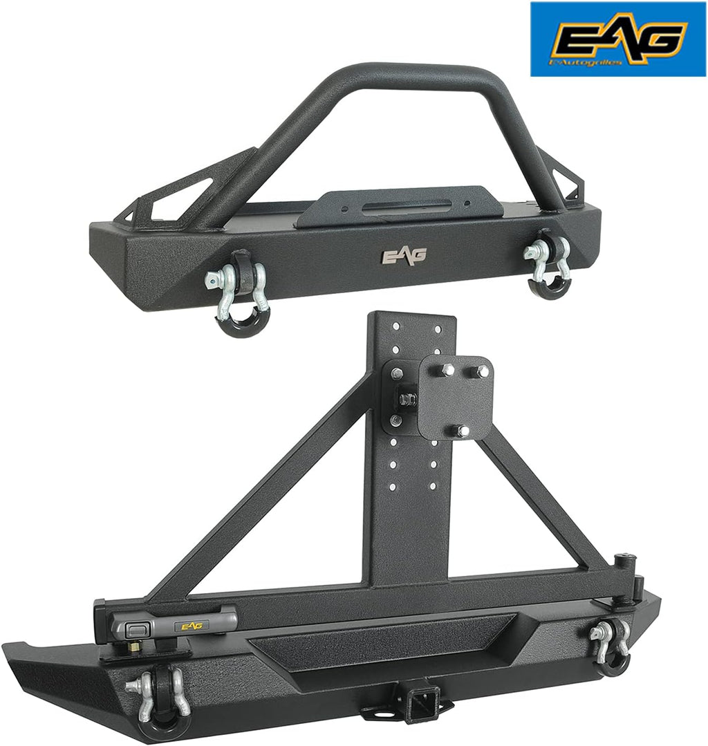 Front and Rear Bumper with Tire Carrier G24078