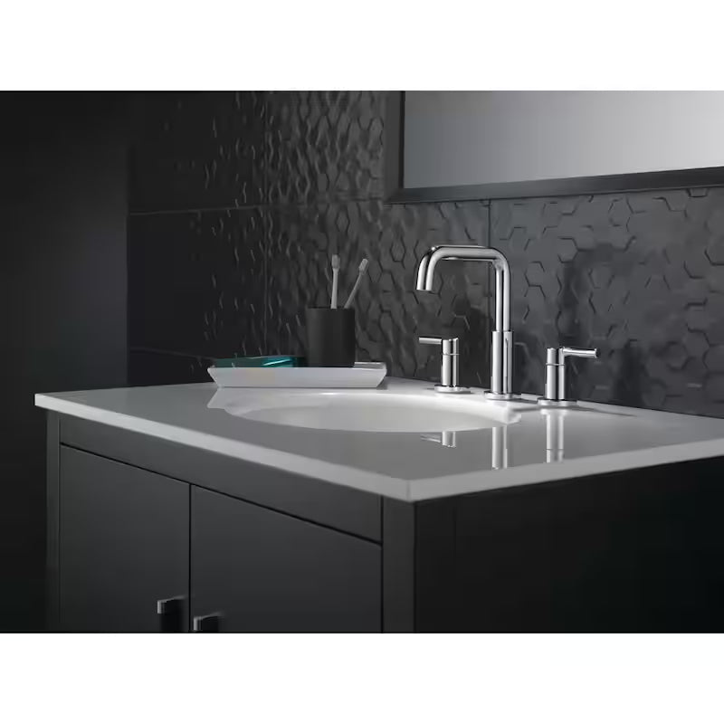 8 in. Widespread 2-Handle Bathroom Faucet in Chrome Y443951