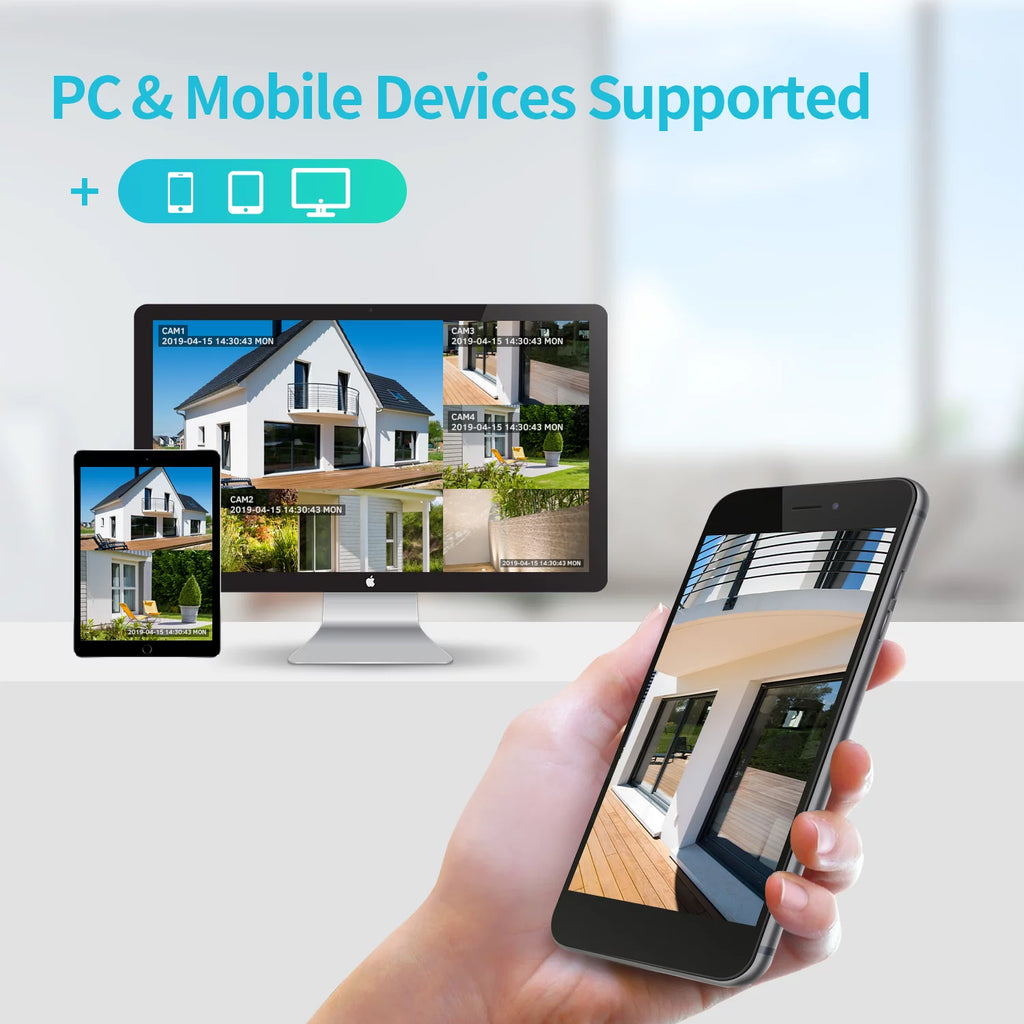 Wireless Wifi 8CH 1080P Security Camera System N39008