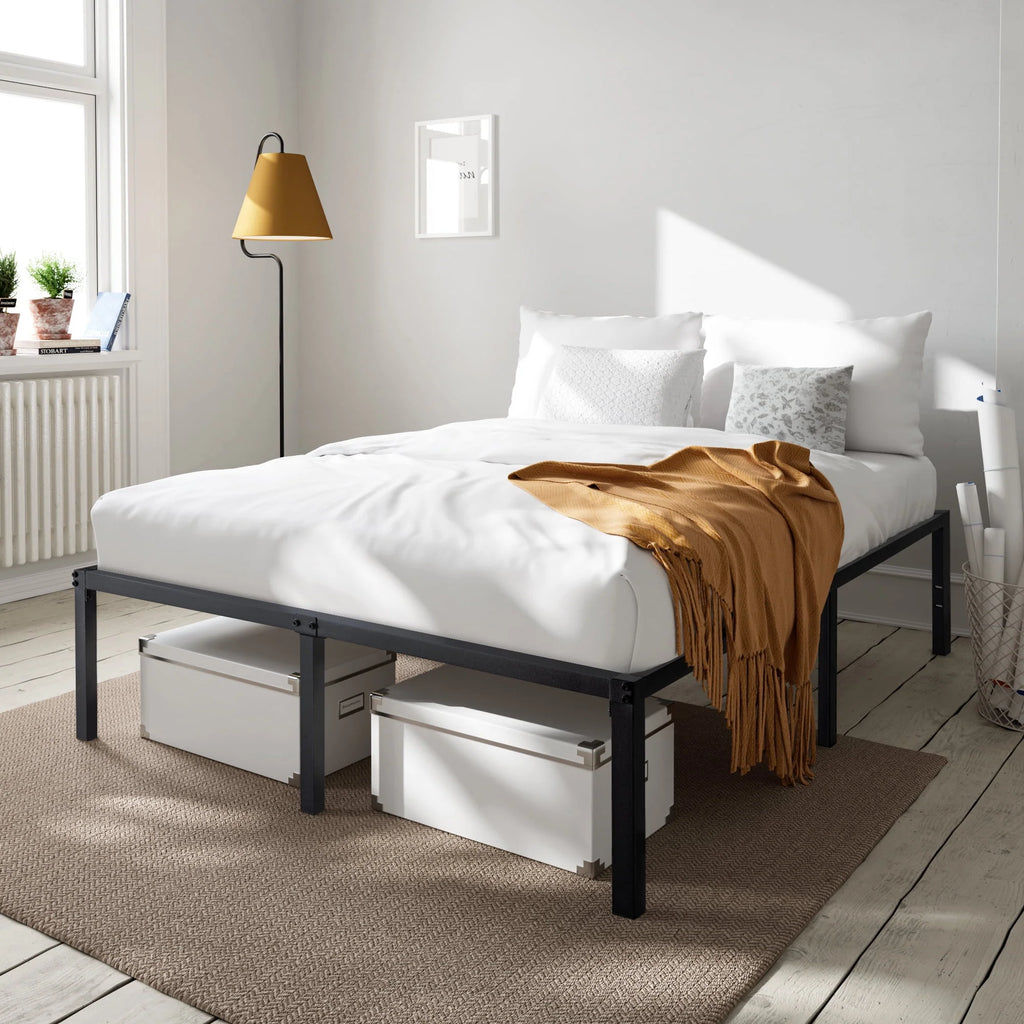Queen Size Metal Platform Bed Frame D73818