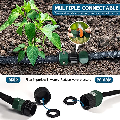 4 Pack 25FT Flat Soaker Hose R885800