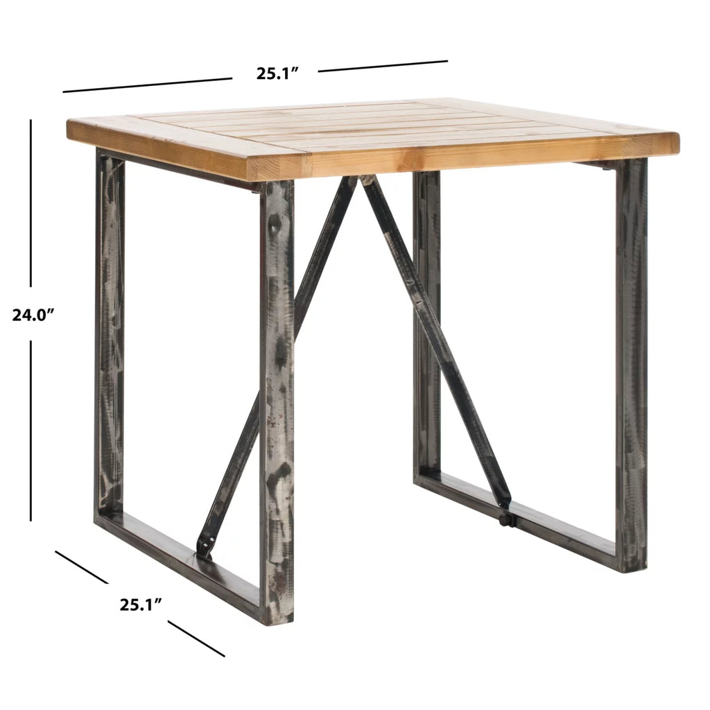 Wood Top End Table F806