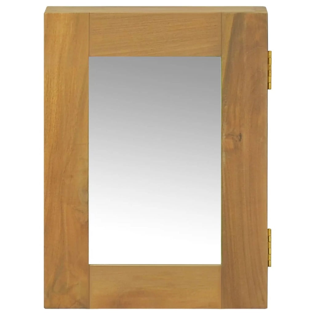 Wooden Mirror Cabinet with Door and Shelf P2322