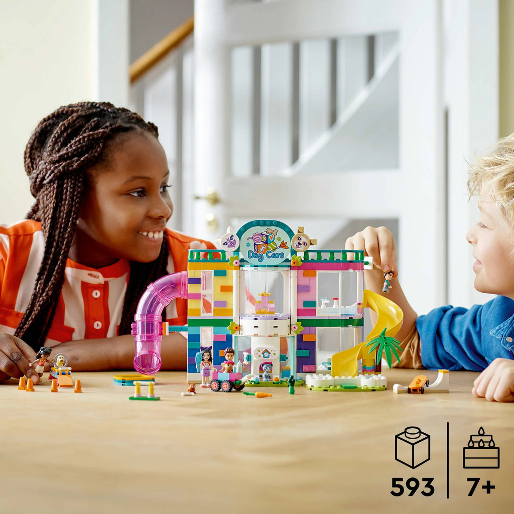 Pet Day-Care Center Animal Set with Doggy Figure & 3 Mini Dolls L89192