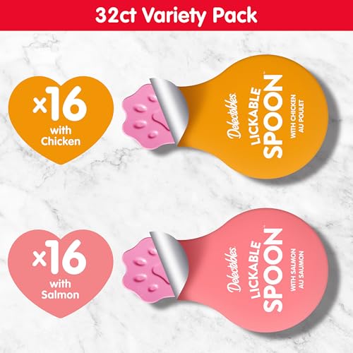 Lickable Cat Treats Variety Pack 32ct Y947