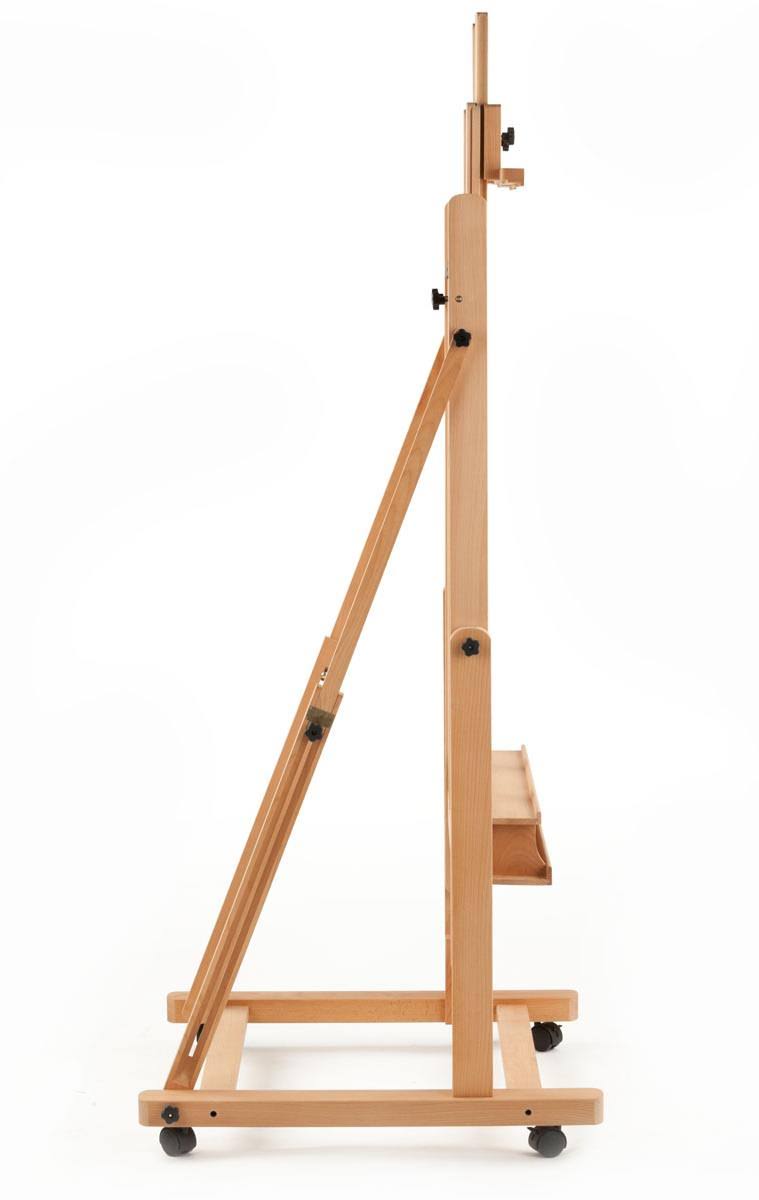 X-Large Beech Wood Floor Easel with Locking Wheels B203