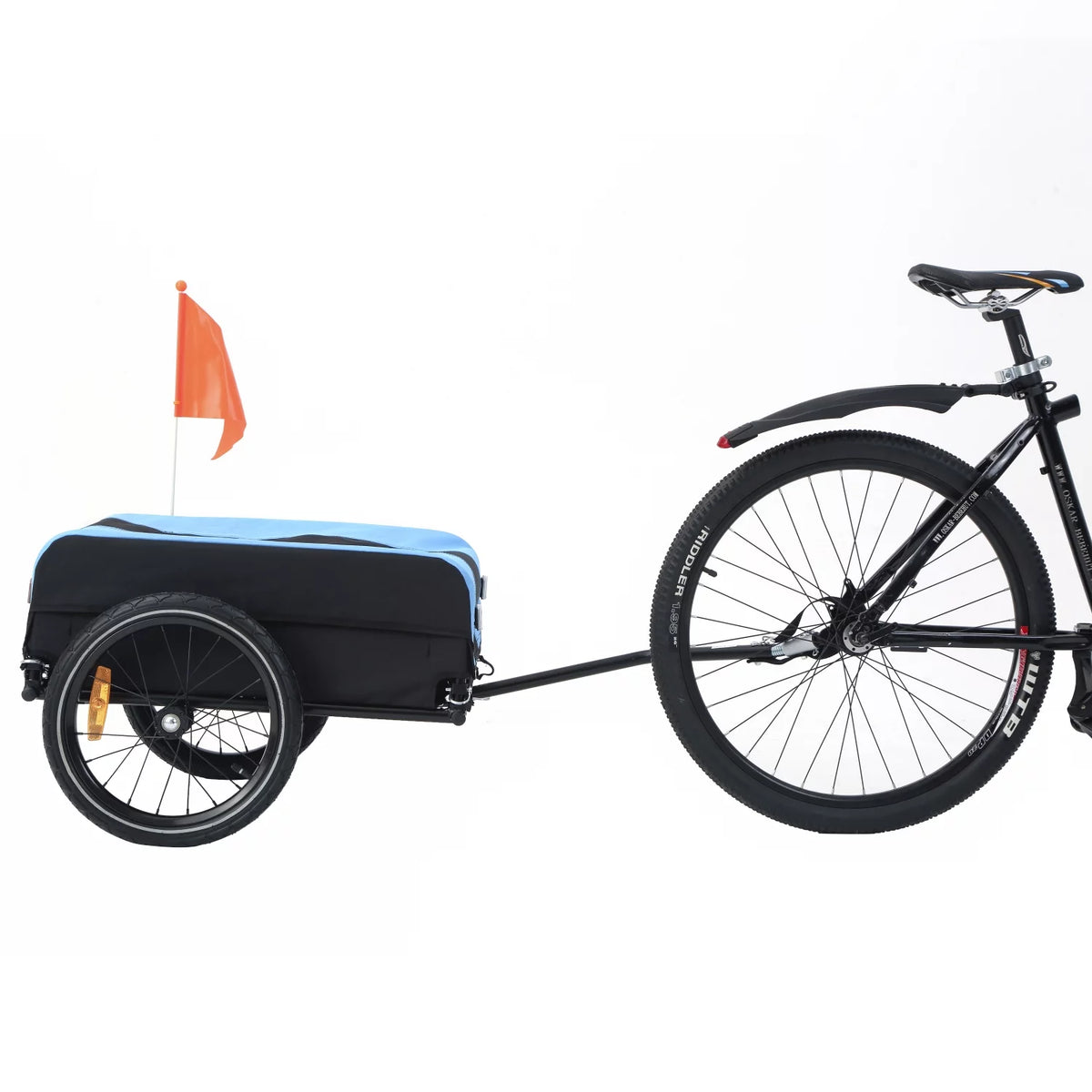 Folding Bike Cargo Trailer with Removable Cover L39163
