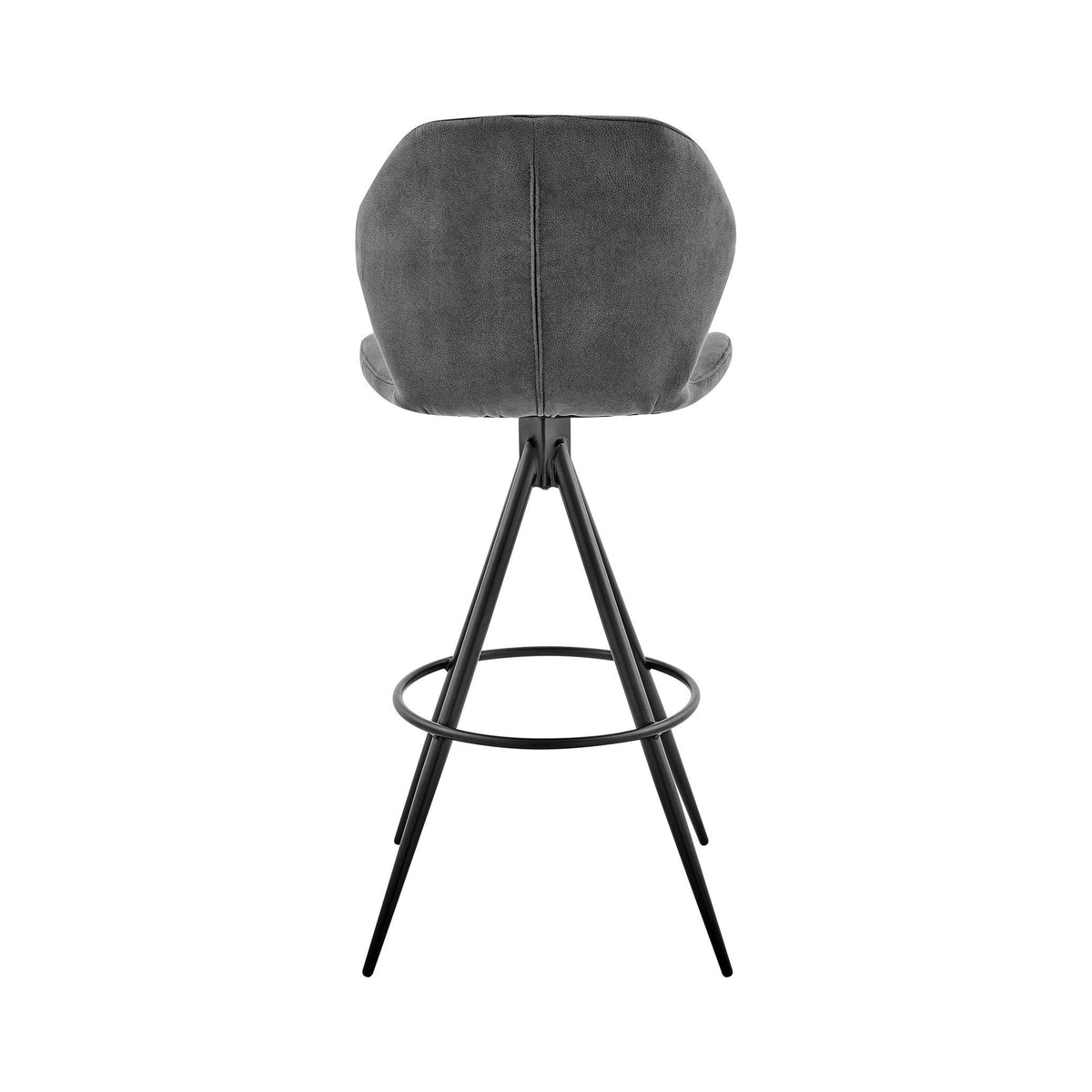Charcoal Fabric Bar Stool H924942