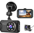 3 inch Full HD 170° Wide Angle Front and Rear Dash Cam C5111