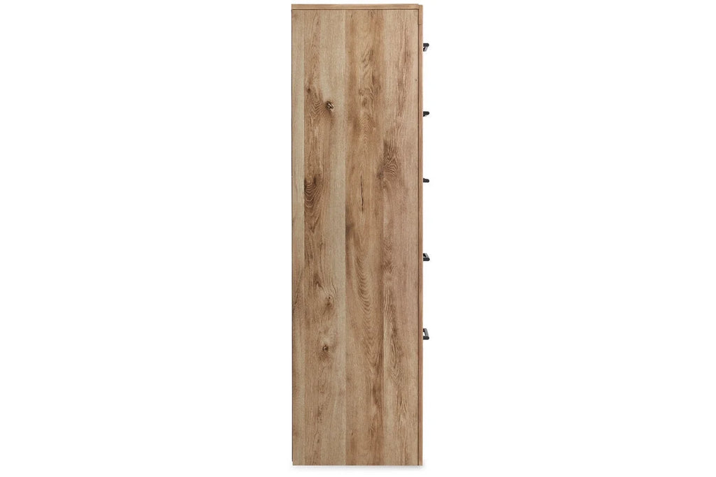 5 Drawer Wood Chest T256