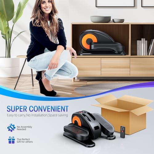 Under Desk Elliptical Machine with 12 Adjustable Speeds N292155