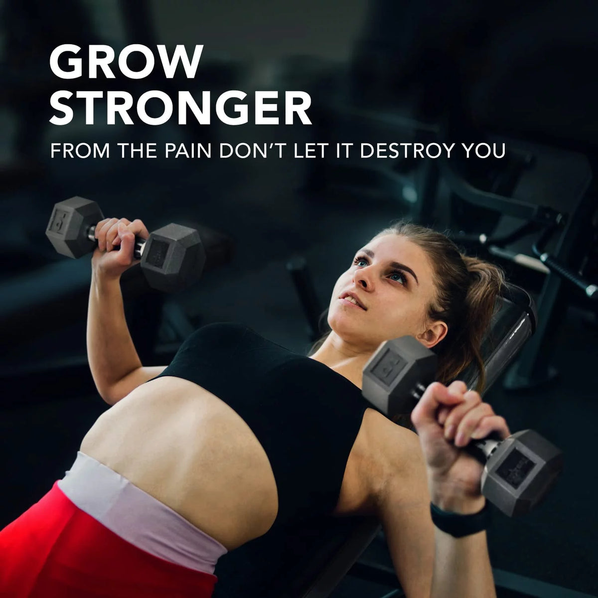 50 lbs Hex Rubber Grip Dumbbell A5641