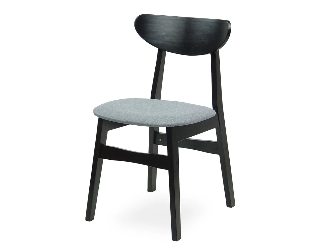 Set of 6 Padded Seat Chairs and Extendable Dining Table H852790