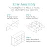 6 Cube Bookshelf S565346