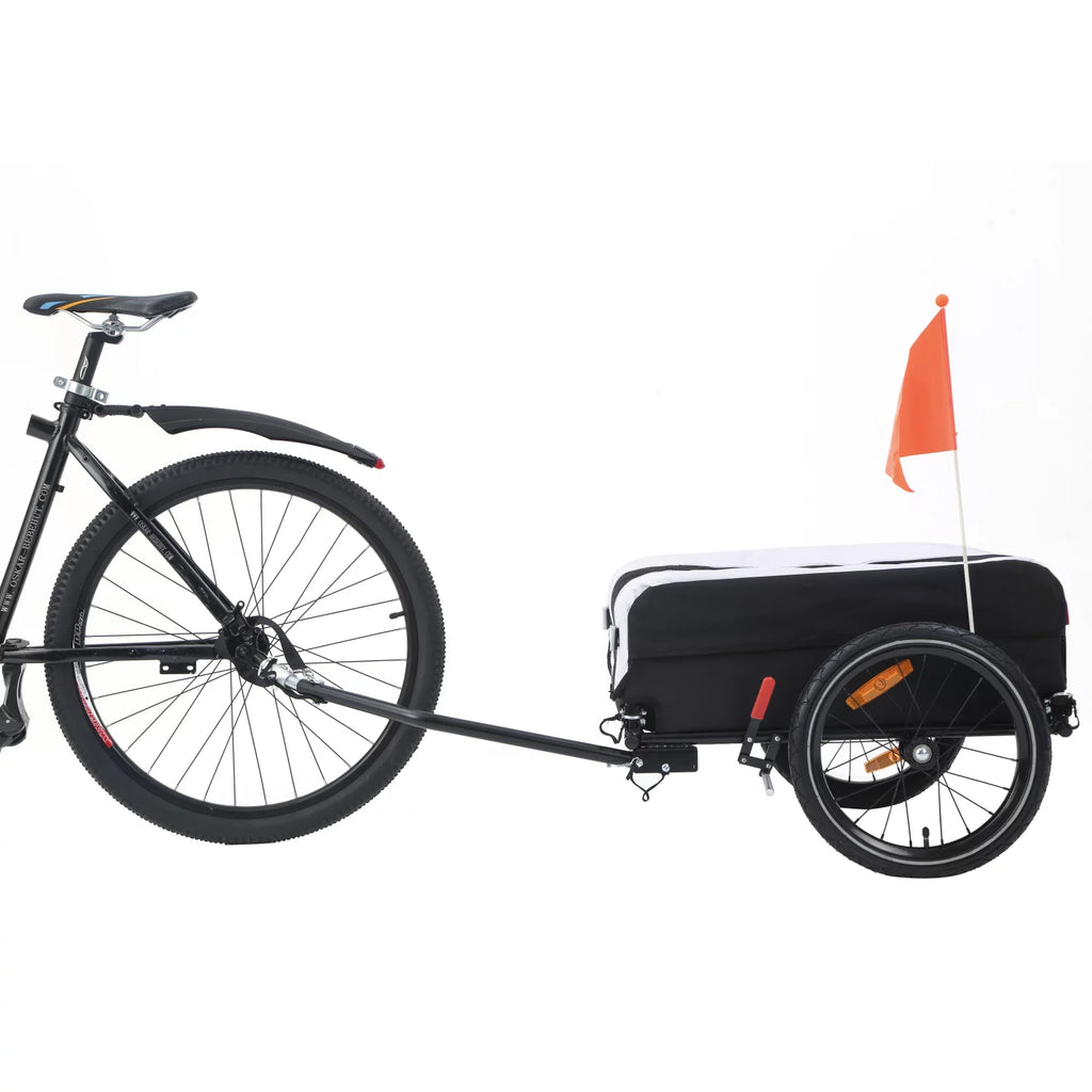 Folding Bike Cargo Trailer with Removable Cover L39163