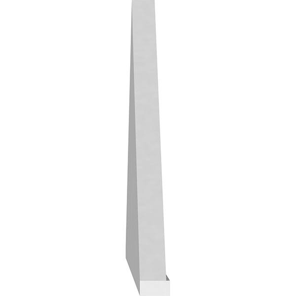 Architectural Grade PVC Peaked Cap 3 Spoke Pediment L8645