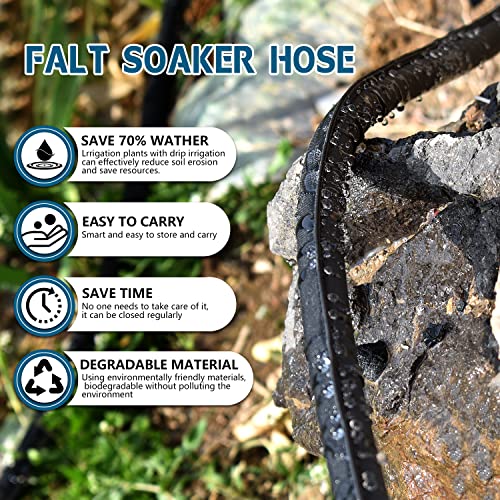 4 Pack 25FT Flat Soaker Hose R885800