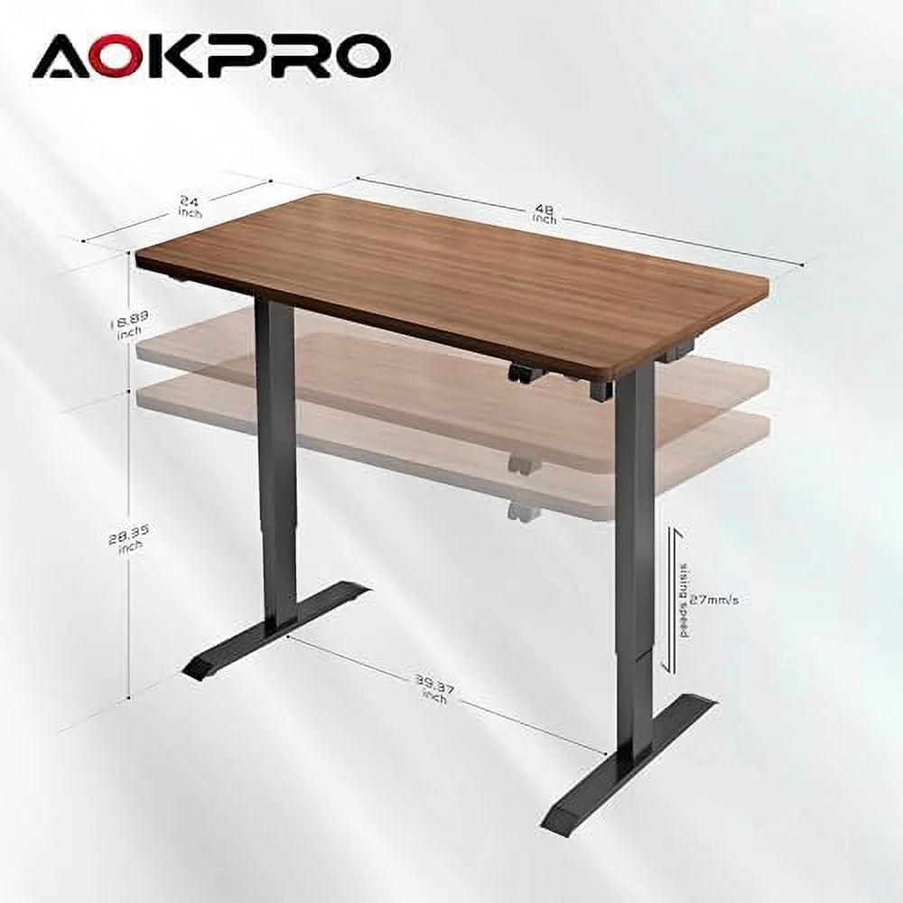 Electric Stand Up Desk Frame Black U906452