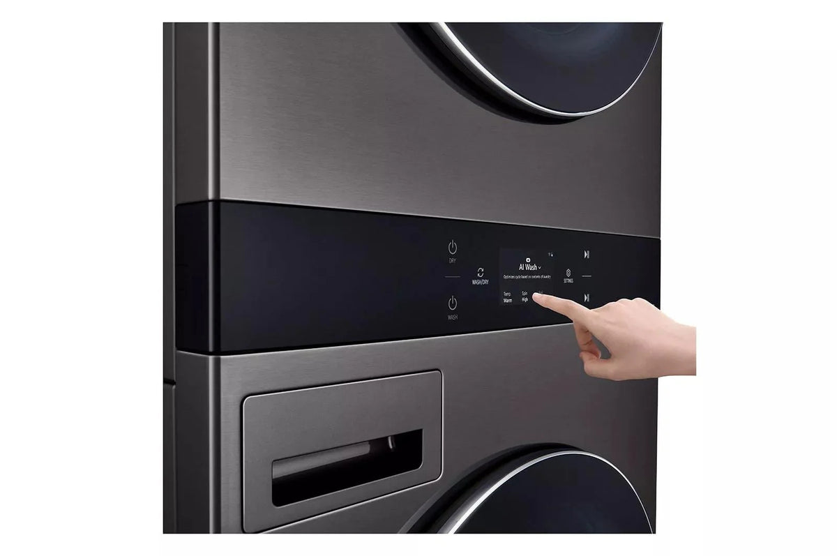 Black Combination Washer Gas Dryer W786133