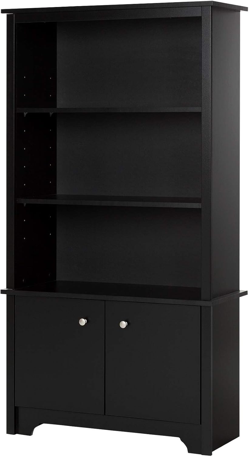 3-Shelf Bookcase with 2 Doors G520