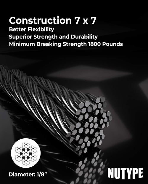 1/8 T316 Stainless Steel Cable 600FT P265086