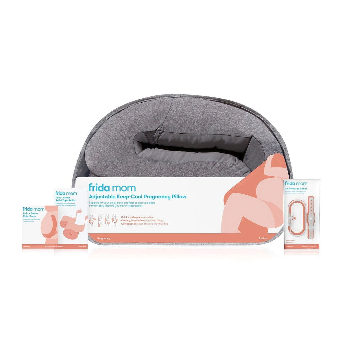 Adjustable Pregnancy Body Pillow with Micro-Bead Filling C317613