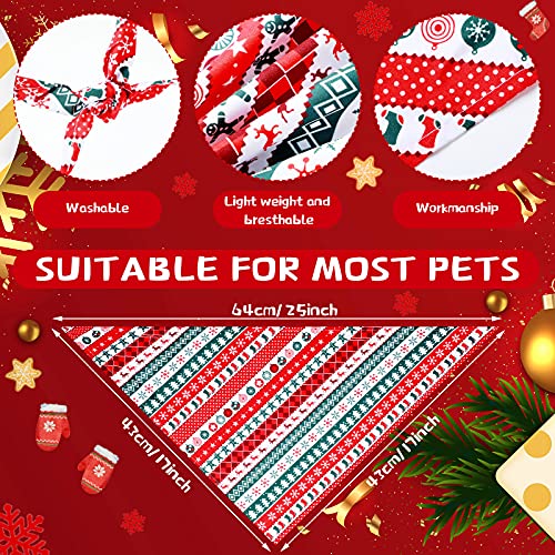 24 Pcs Christmas Dog Bow Ties Collar Set B39046