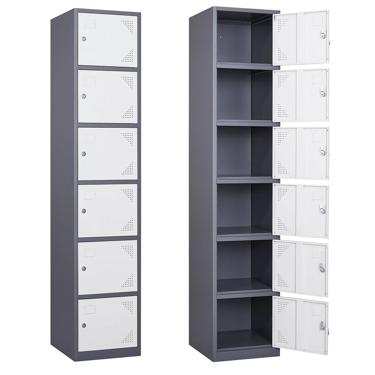 Metal Locker with 6 Doors P927