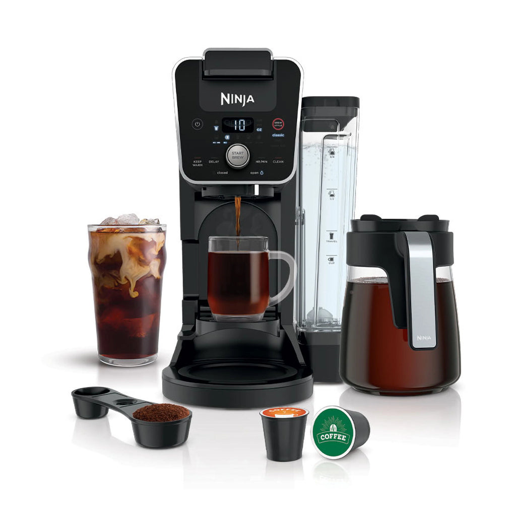12-Cup Drip Coffee Maker Single-Serve Black S58428