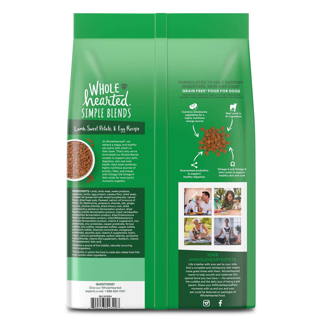 Lamb Sweet Potato & Egg Recipe Dry Dog Food Y86904
