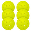 6 Pack Regulation Size Outdoor Pickleballs Q368