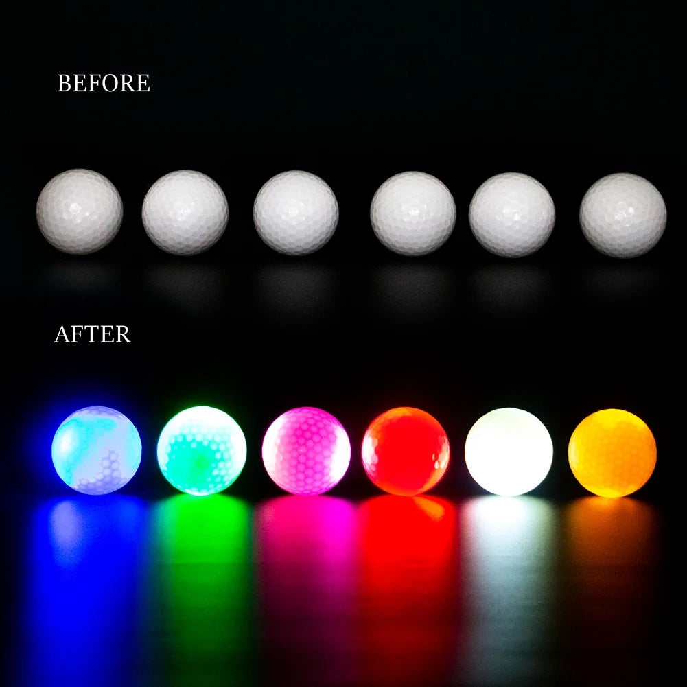 Glow in The Dark Golf Balls 6 Pack T514255
