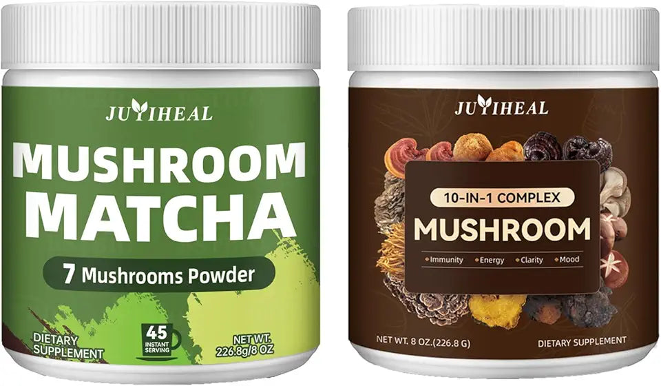 Mushroom Powder + Mushroom Matcha U86302