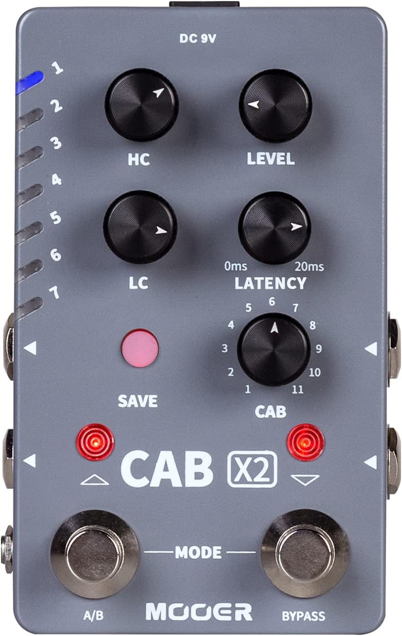 Cab Sim Pedal with 14 Presets Q12250