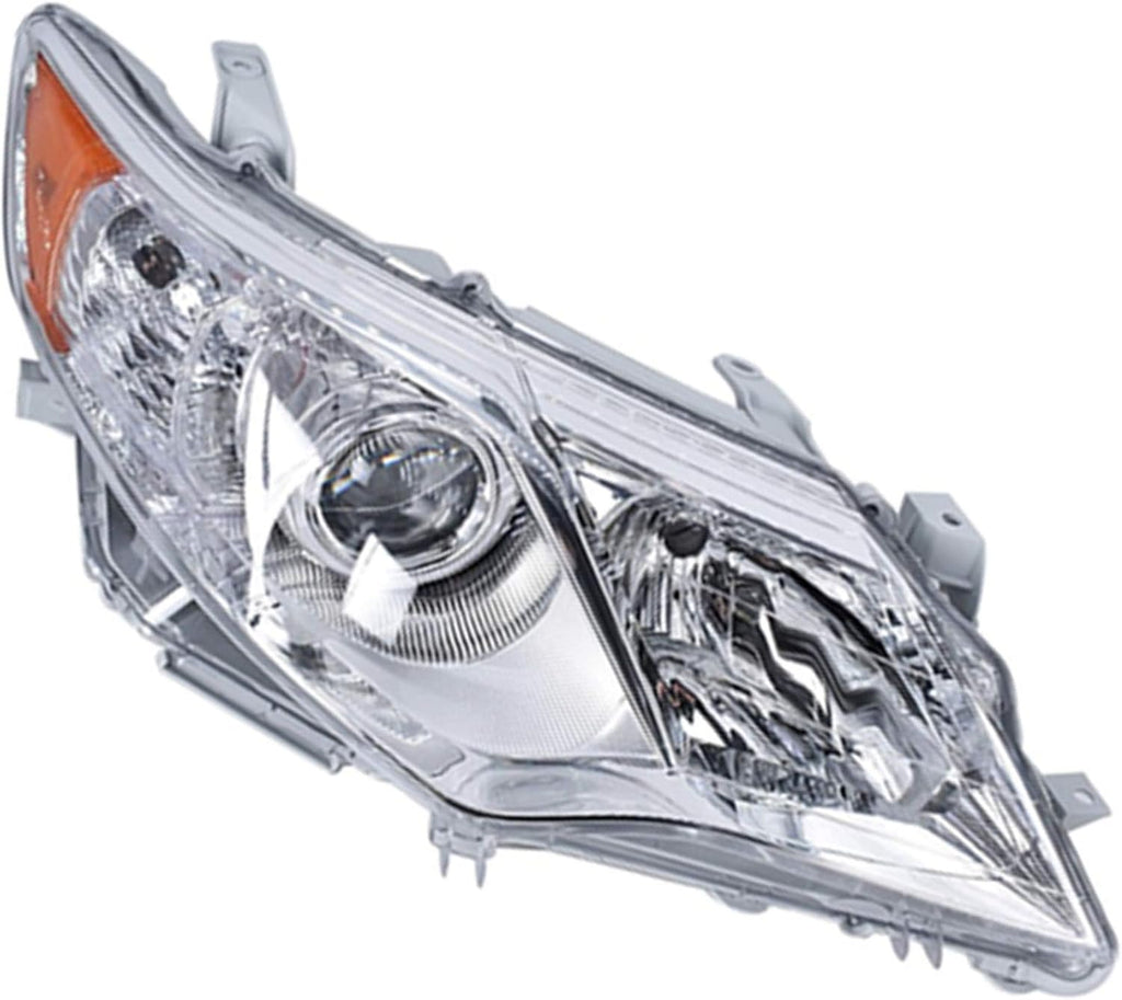 2012 2013 2014 Toyota Camry Headlights Assembly ABS Plastic Housing Polycarbonate Lens Projector Headlamps Left+Right Chrome V3800