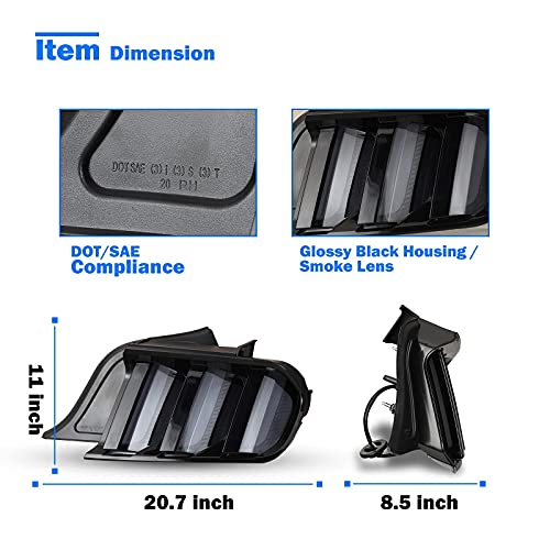 LED Tail Light Assembly, Clear E25536