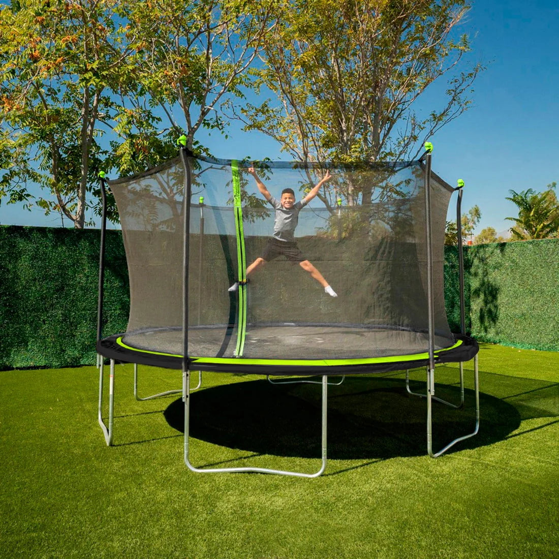 14ft Trampoline with Enclosure J47693