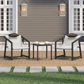 4 Pieces All-Weather Wicker Patio Furniture Set W67797