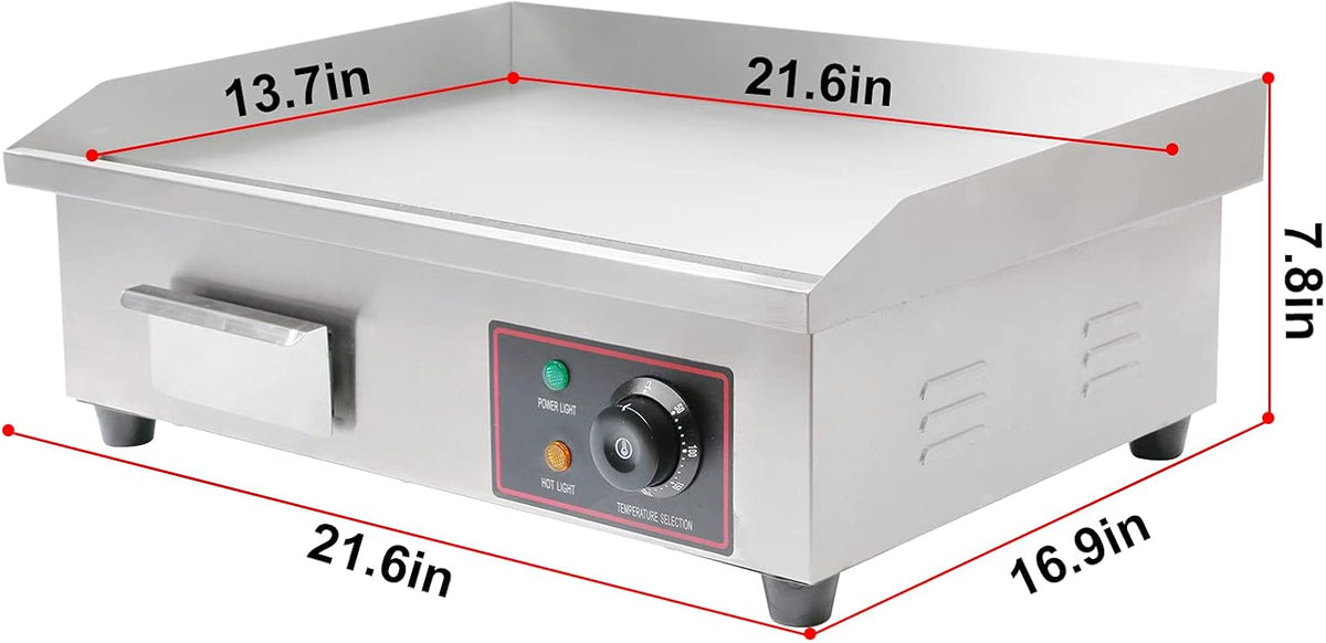 30 Inch Electric Countertop Griddle C857007