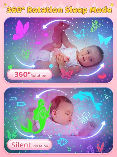 96 Lighting Modes Star Projector 360° Rotating Rechargeable Night Light H485