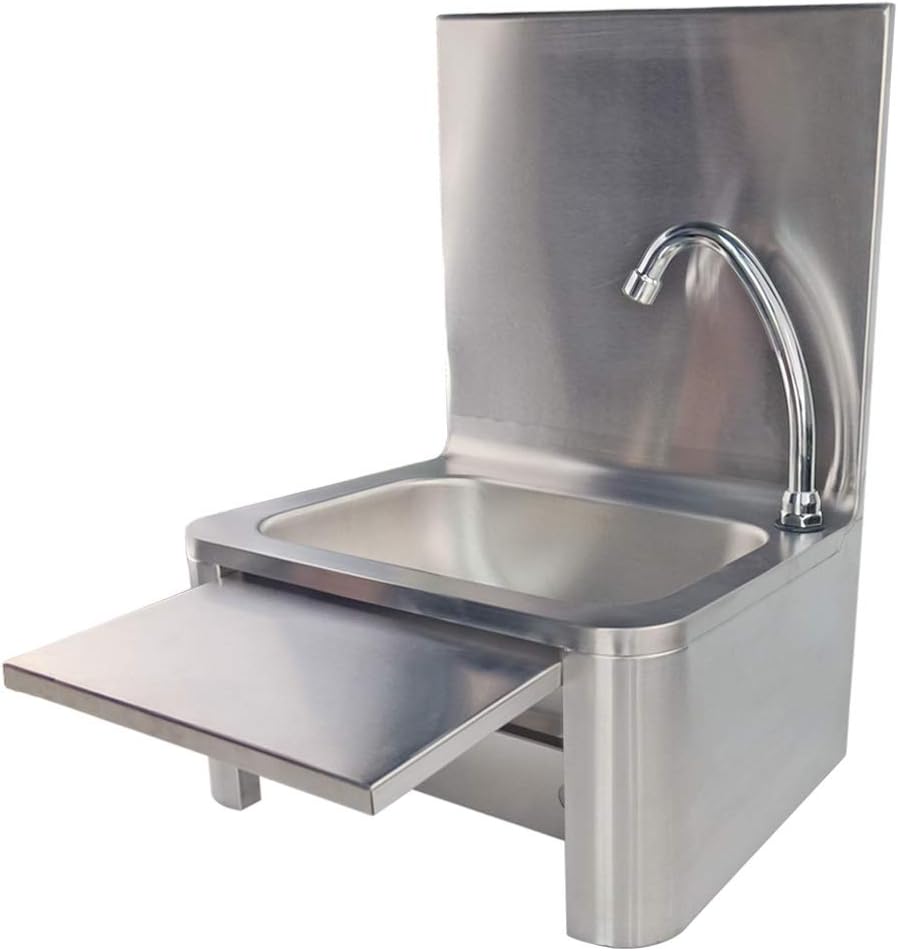 Stainless Steel Wall Mount Hand Wash Sink with Faucet V446720