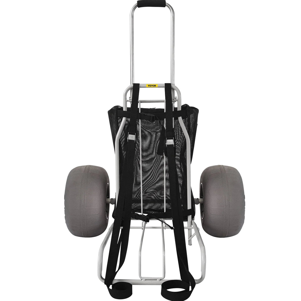 Folding Beach Cart with 12 TPU Balloon Wheels J732149