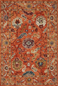Orange Multi 7'9 x 9'9 Rug V9376