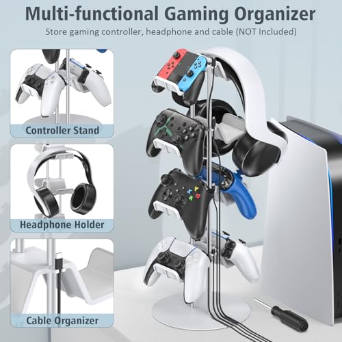4 Tiers Controller Stand with Cable Organizer V41423